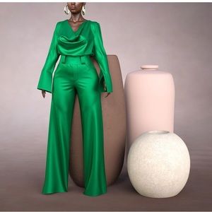 Hanifa Official Green Jumpsuit